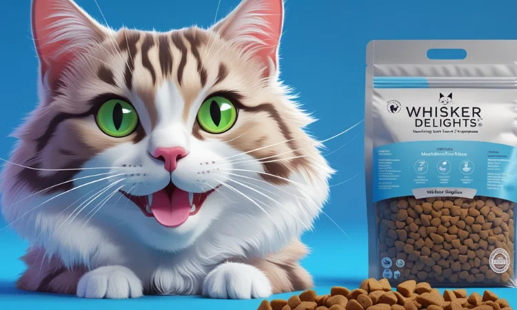 Cat's dry and wet food