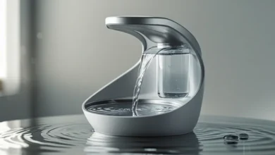 cat automatic water-fountain